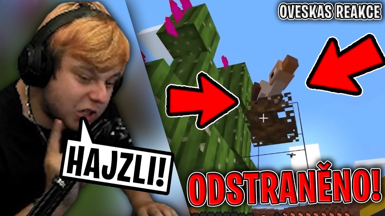 TOHLE MOHLO BÝT V MINECRAFTU, ALE... | Morry REAGUJE na Oveskas