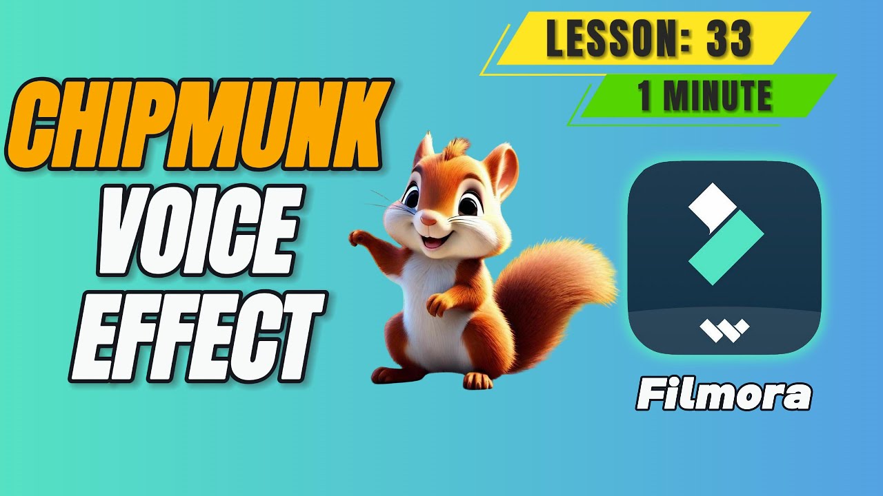 How to make Chipmunk Voice Effect in 