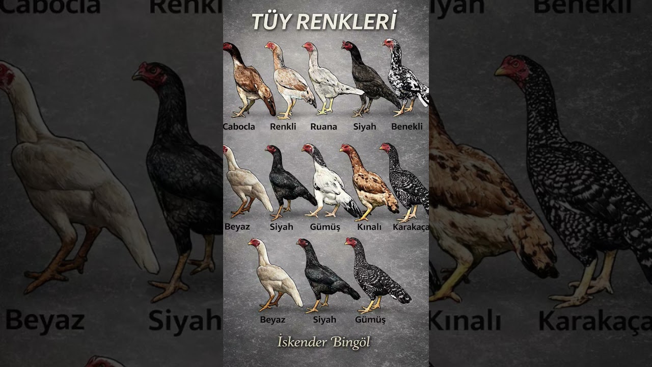brezil tavuklar ve renk kombinasyonları #horoz #hinthoroz #hinthorozu #tavuk #rooster #tavuklar
