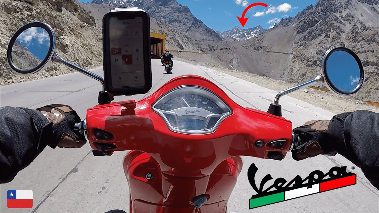 Viaje Vespa VXL 150 -  Portillo Ski Chile 2024