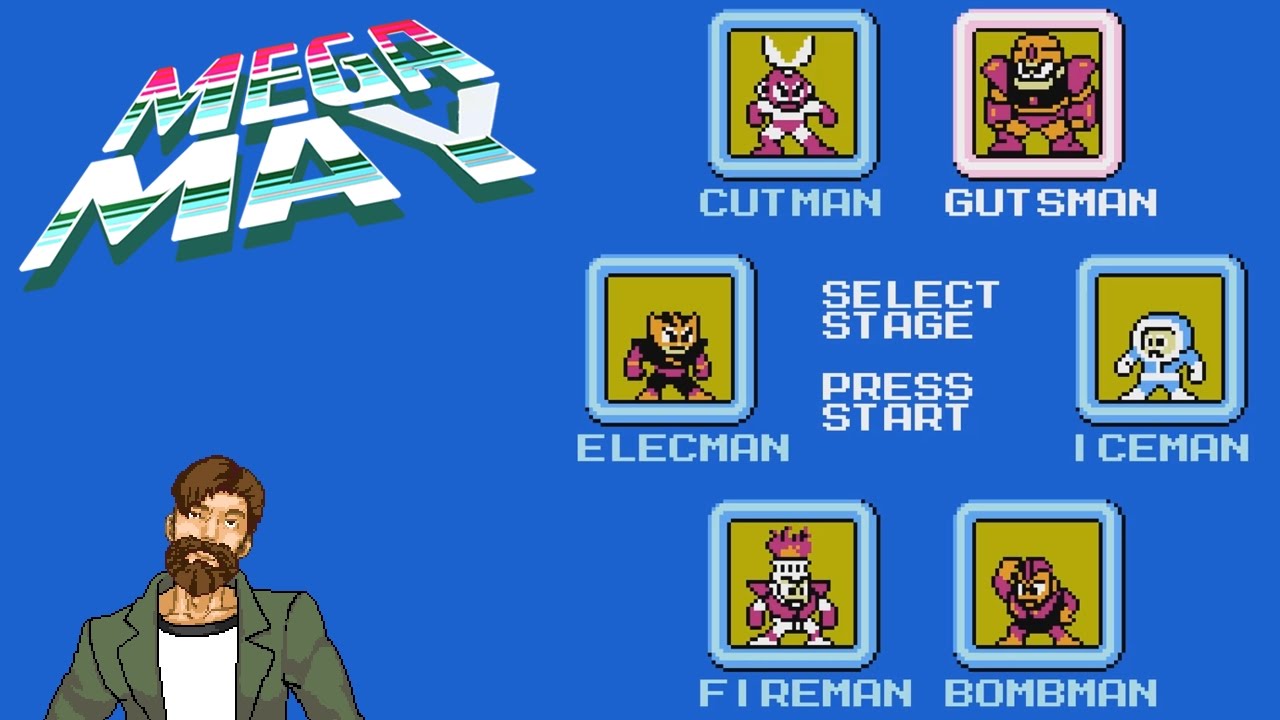 Mega May - Mega Man 1 Blind Run
