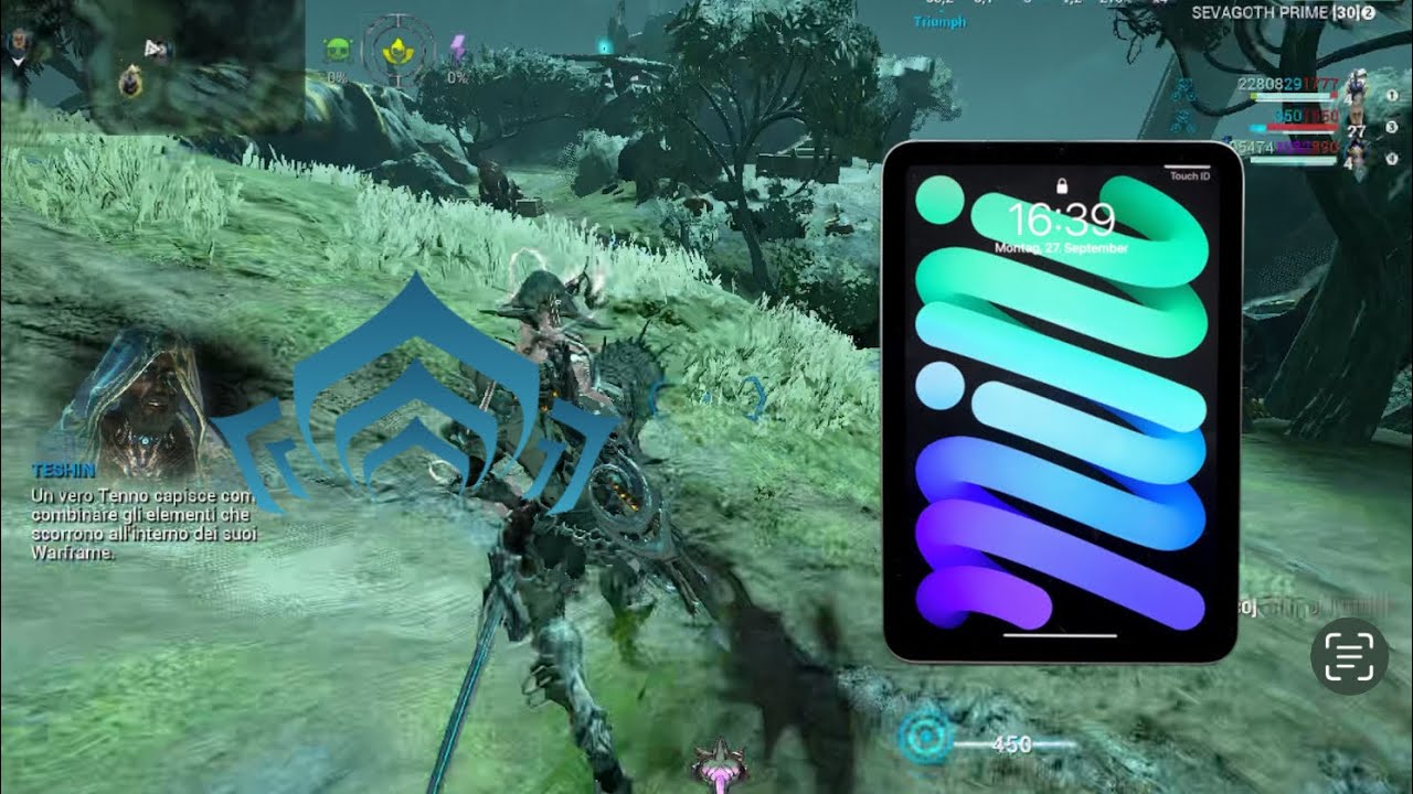 Warframe Duviri Steelpath on IOS:  sevagoth prime gameplay