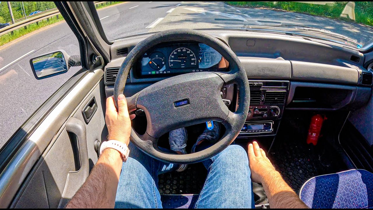 2001 Fiat Uno II [0.9 39hp] |0-100| POV Test Drive #2080 Joe Black