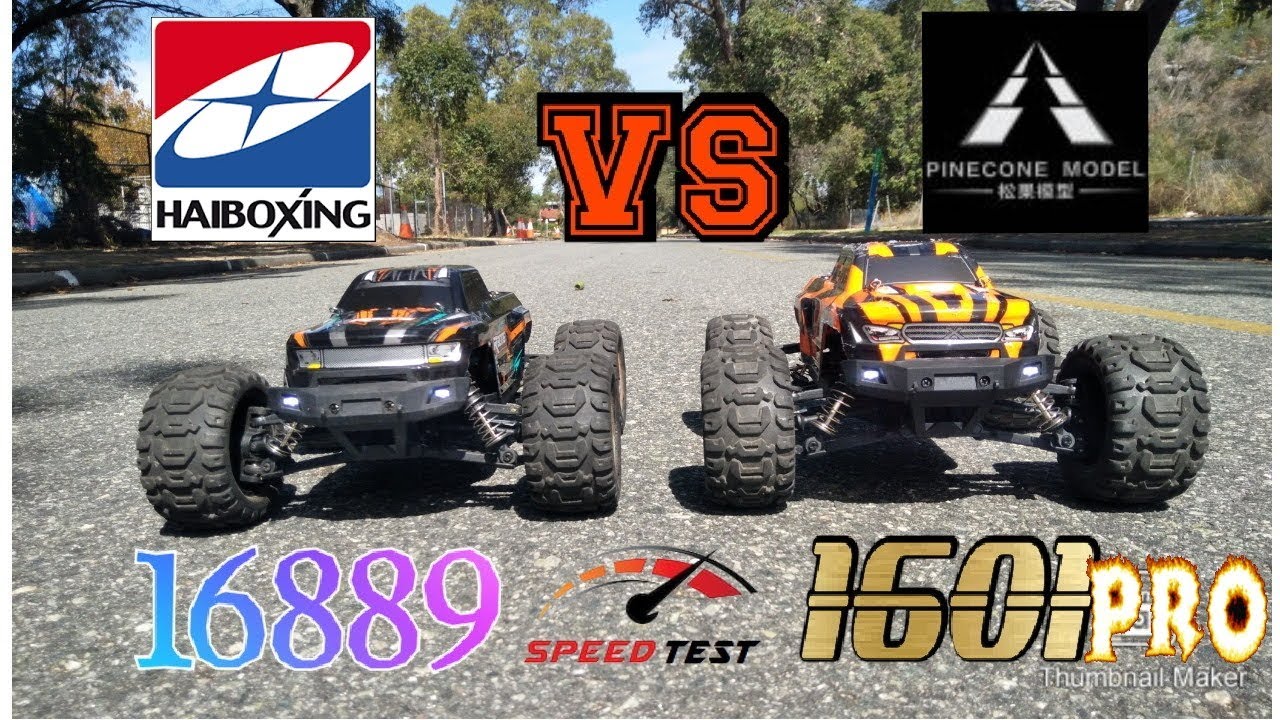 SG1601 PRO VS HBX 16889 Max Speed Tests!
