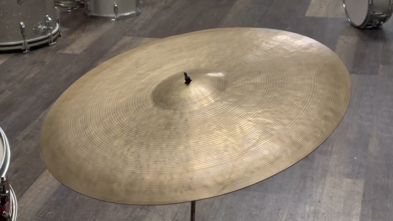 1960's Zildjian K Istanbul 24" 'New Stamp' Ride Cymbal 3358