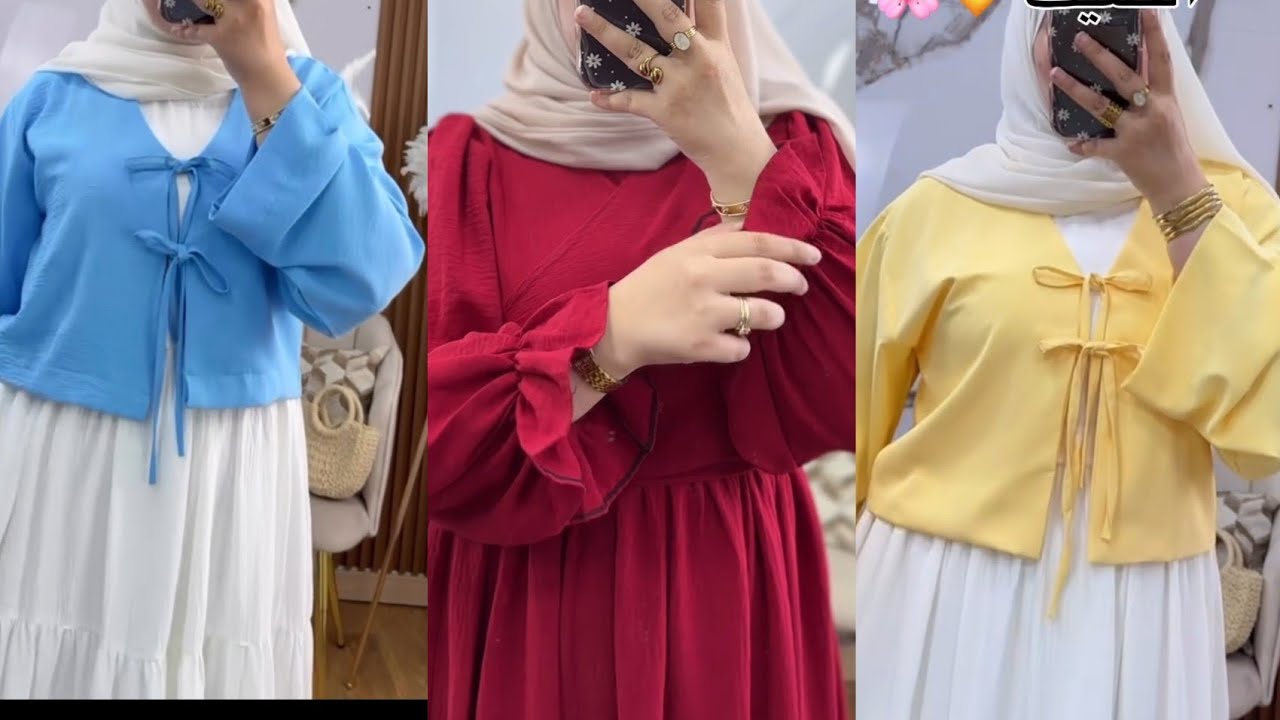 موضة صيف 2025للمحجبات/ملابس تنسيقات للصيف بالوان مميزة #hijab fashion 2025 حجابات صيفية كسيوات صيفية