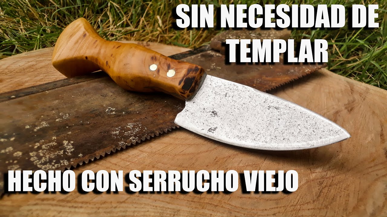 🔥Como hacer cuchillo CRIOLLO/VERIJERO con➡️ [SERRUCHO] ECONOMICO✔️