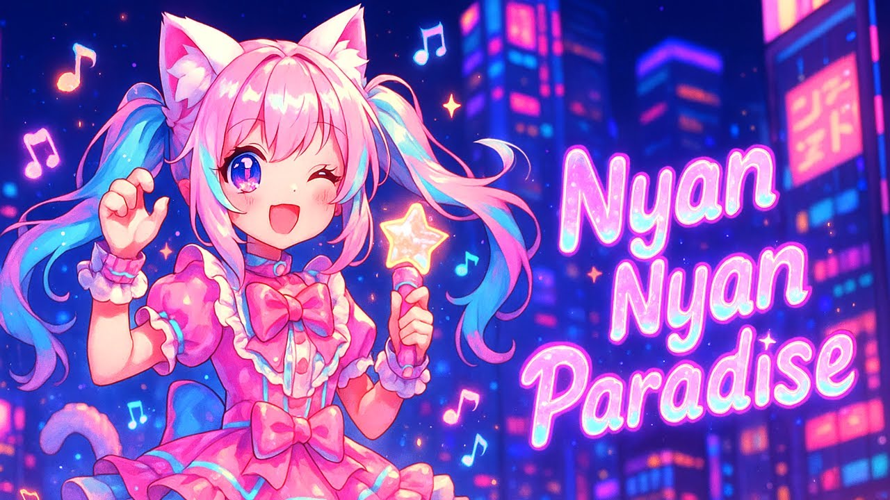 Nyan Nyan Paradise ✨🐾 | Extase kawaii & chaos félin hyper-j-core！【Official Audio】