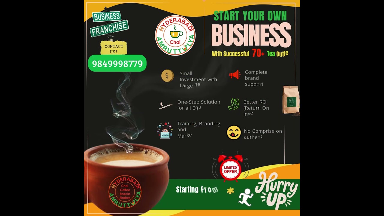 Hyderabadi Amruttulya Business Franchise | Tea Franchise