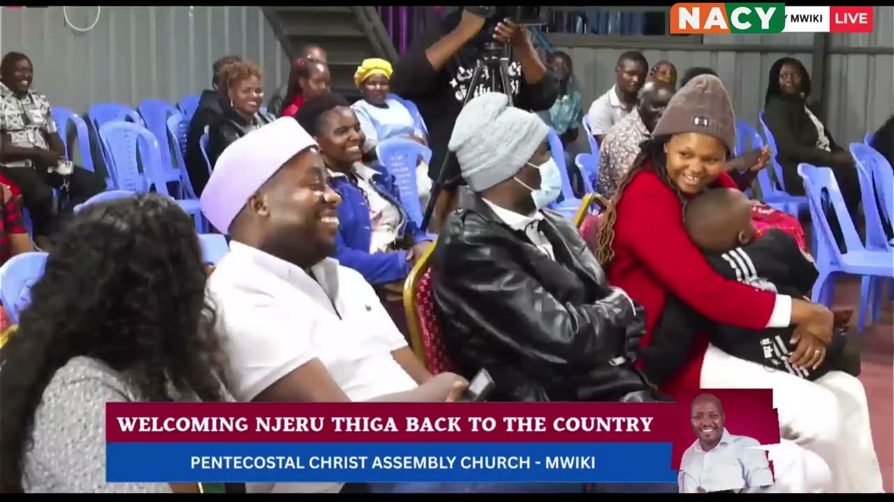 Njeru Thiga's emotional message to Karangu during her son's homecoming