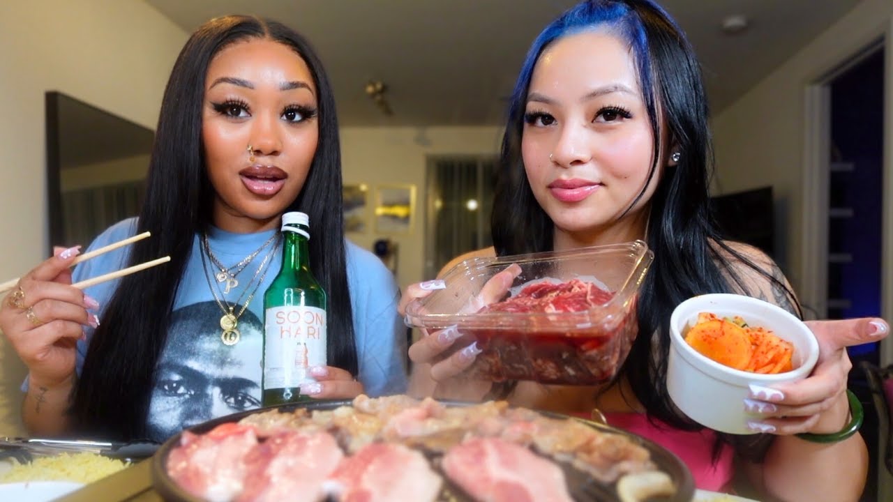 Korean BBQ at home w/ @Payton B