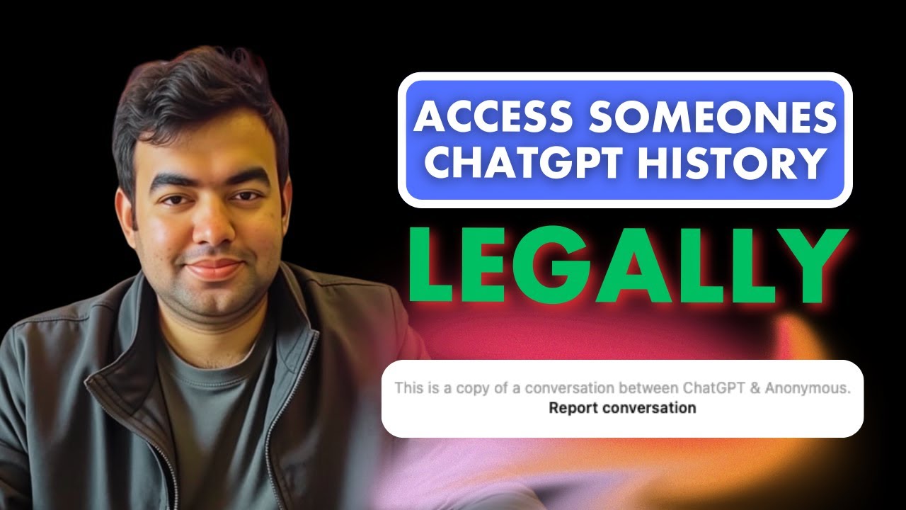Secret Way to access someones ChatGPT chat History Legally!