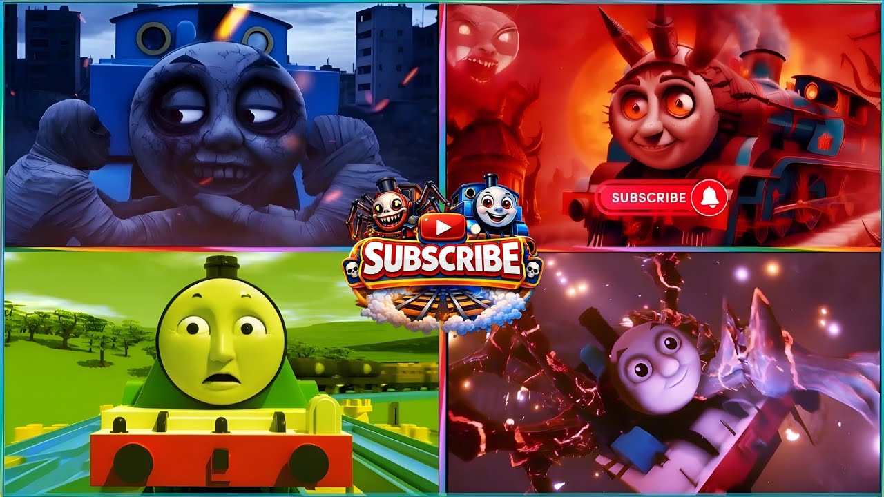 Cursed Thomas EXE 🆚 Cho Cho Charles 🚂🆚 TRAIN THOMAS EATER✅ Coffin Dance Battle tiles hop 🗯🎶