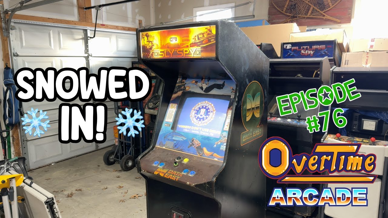 Basic Arcade Game Repairs: Sly Spy by Data East (1989) 🕵️‍♂️ Joystick Replacement 🕹️ Power/Monitor