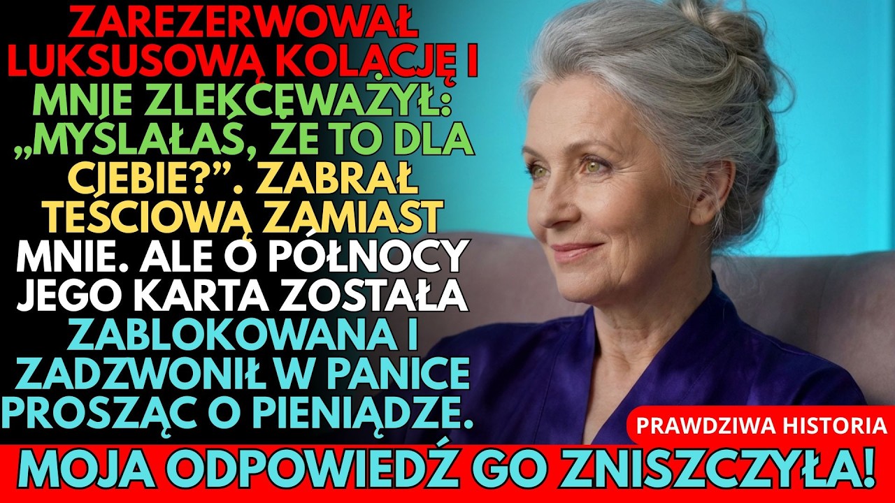 SYN UPOKORZYŁ MNIE W DZIEŃ MATKI DLA TEŚCIOWEJ. JEGO PANIKA O PÓŁNOCY BYŁA MOJĄ ZEMSTĄ!