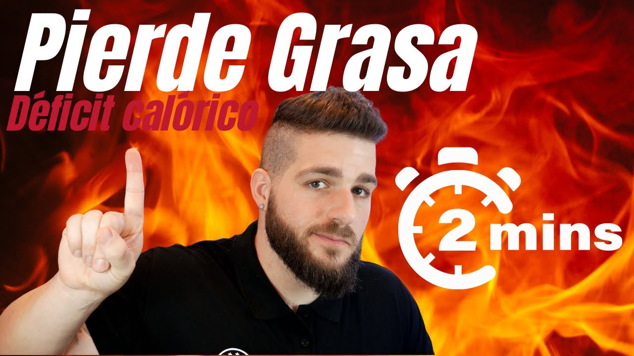 ¿Qué es un DÉFICIT CALÓRICO? Entiéndelo de Una Vez