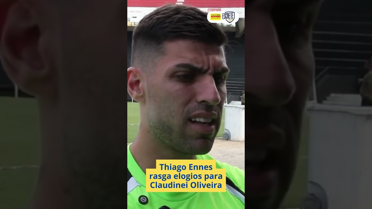 Santa Cruz: Thiago Ennes fala o que pensa sobre Claudinei Oliveira