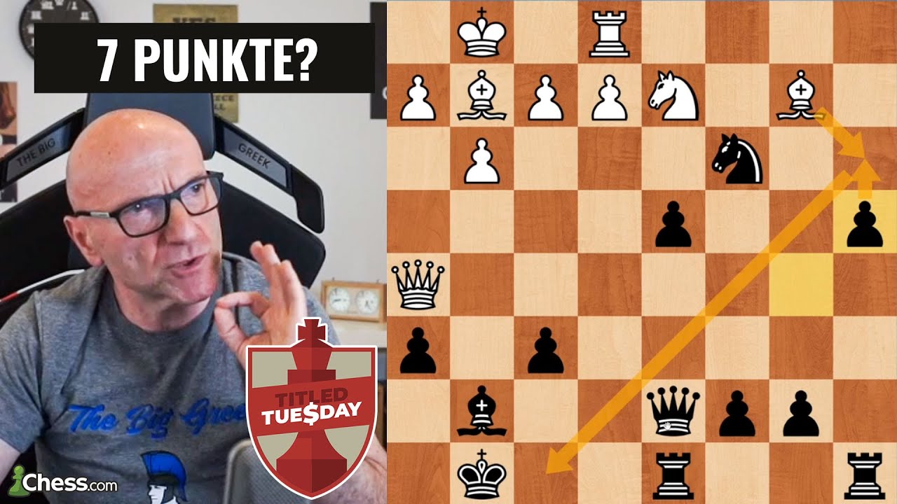 Schafft The Big Greek mal wieder sieben Punkte beim Titled Tuesday?