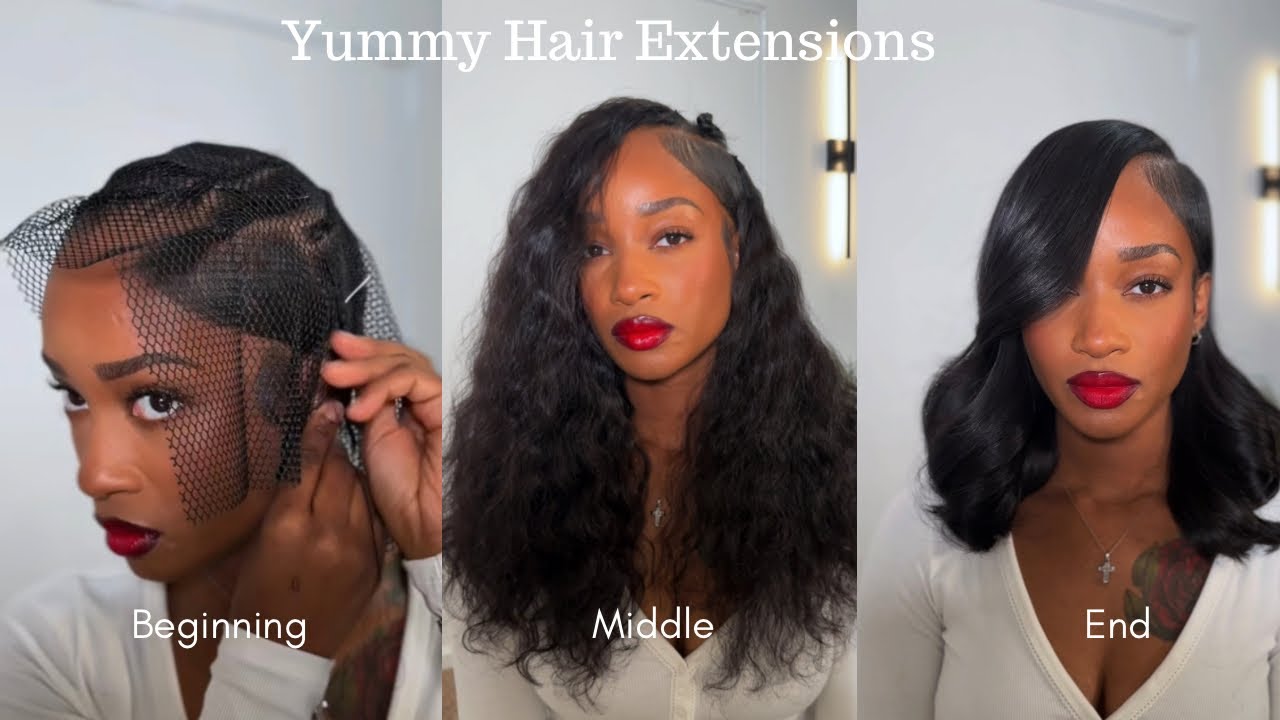Yummy Extensions: The Ultimate Side Part Sew-In Tutorial