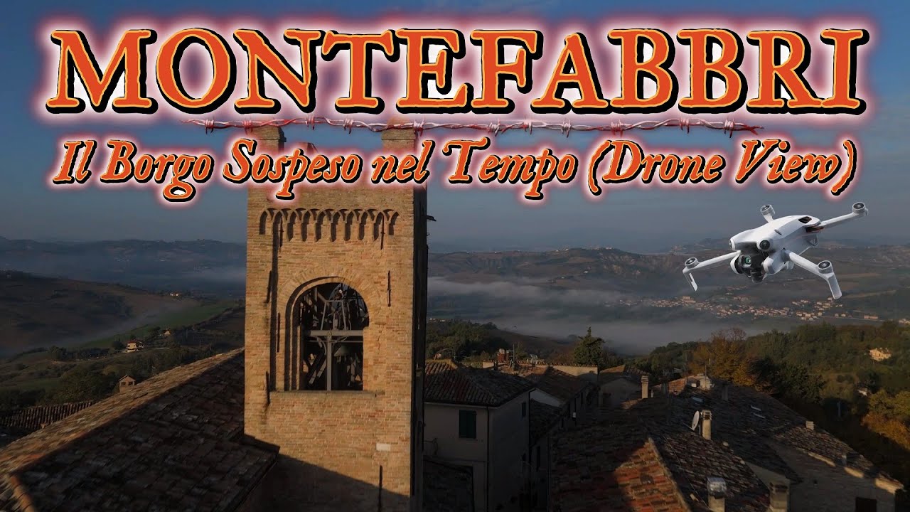 Volando su Montefabbri: Uno dei Borghi più Belli d'Italia