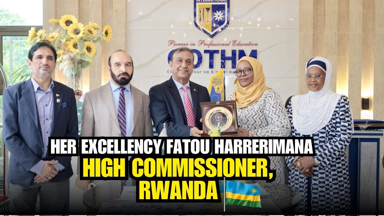 Her Excellency Fatou Harrerimana, The High Commissioner of the Republic of Rwanda in Pakistan