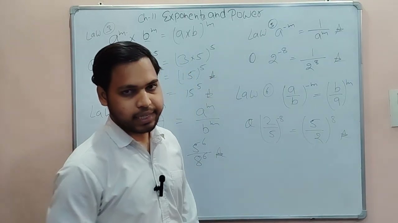 Class-7 ch-11 Exponent and power (Introduction)