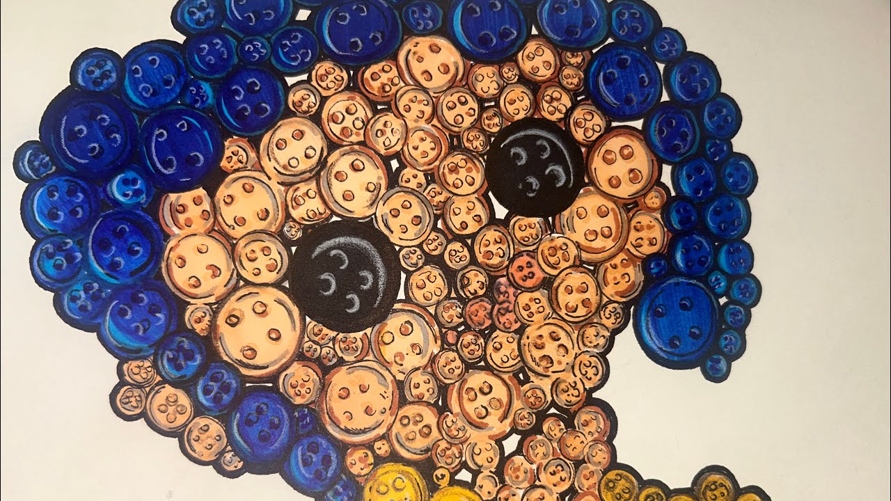 How to Draw Coraline with Button Eyes 🧵✏️ | Easy Step-by-Step Coraline Drawing