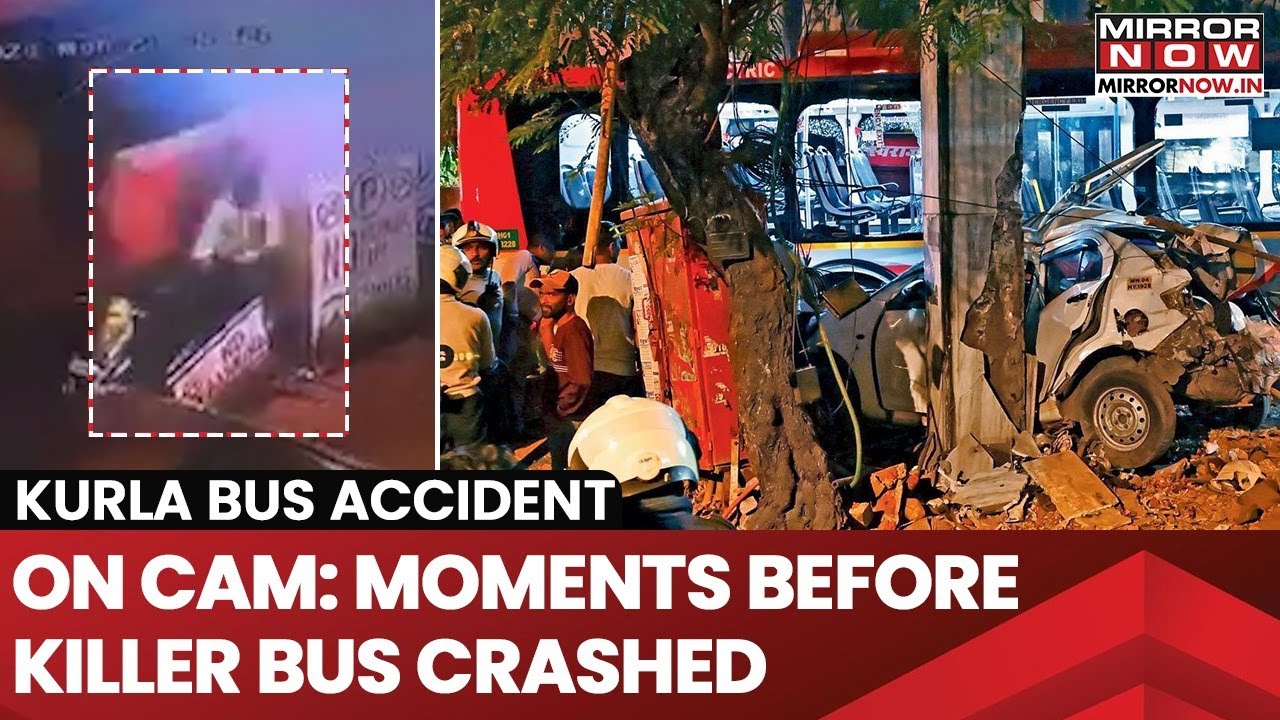 Mumbai Bus Accident | Video Captures Moments Before Kurla Bus Crash | 6 Killed, 49 Injured