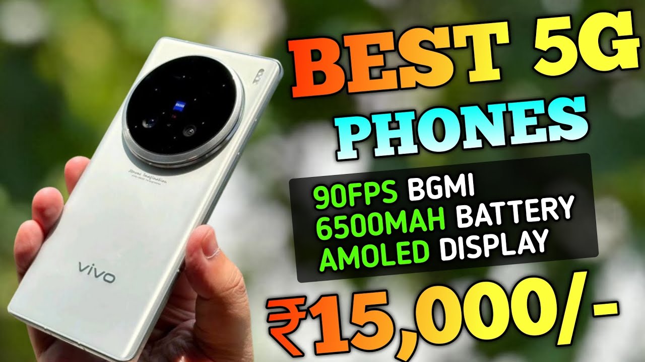 Best Phones Under 15,000 In April 2025 | Super Amoled Display | 6500mAh Battery | 90Fps Bgmi |