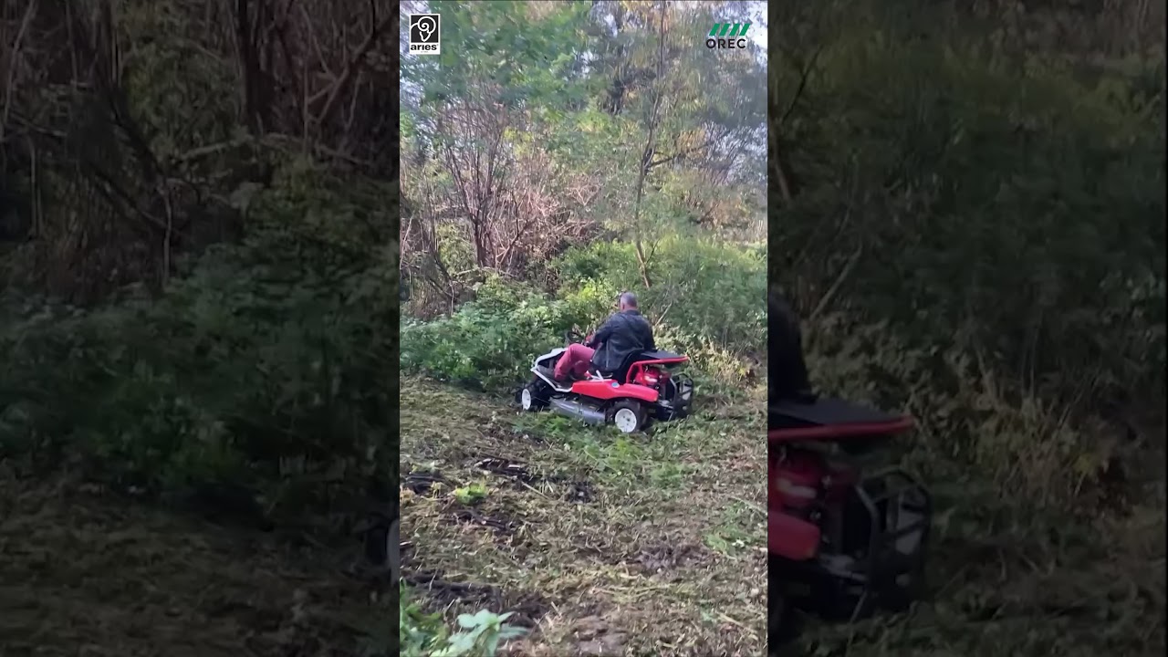 Karczownica traktorowa Orec RM830  - koszenie gęstych zarośli i krzaków