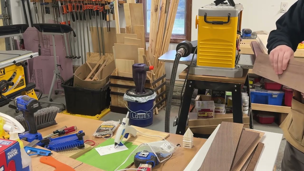 2025-12-11 - Woodworking in a Blizzard! | Milling and then a glue-up or two!!!