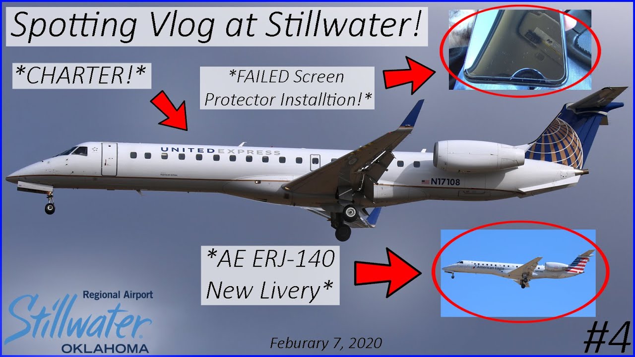 Spotting *VLOG*! | Stillwater, OK Regional Airport Spotting (CHARTER, FAILS, & MORE)