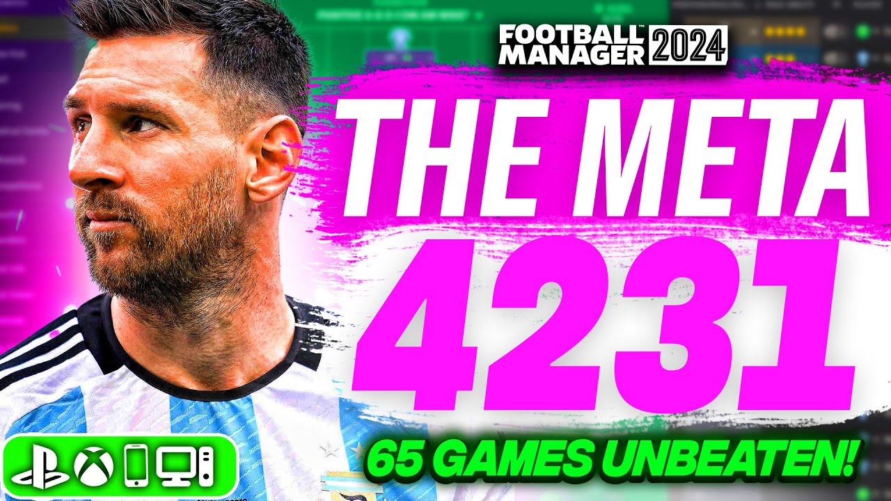 Сломанная тактика для FM24 Meta 4231 V2! (98% побед!) | Лучшая тактика для FM24