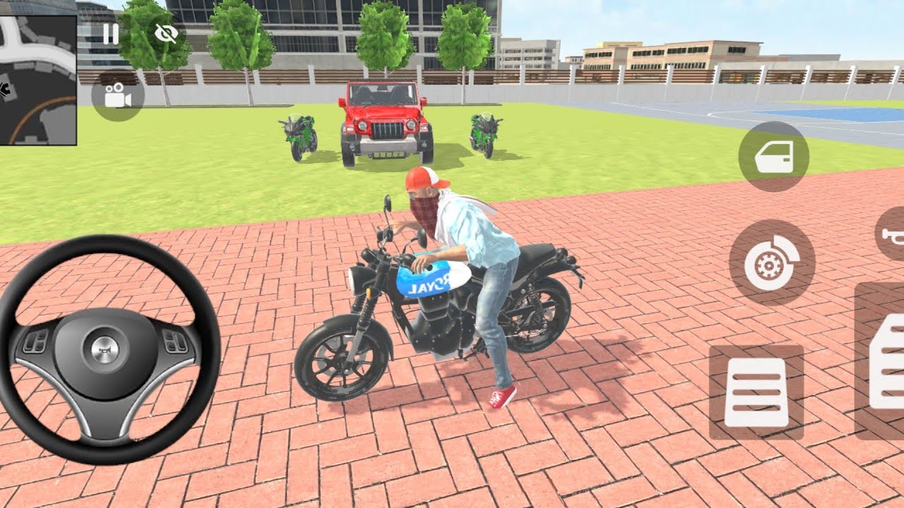 🎮Franklin order by 2️⃣ kawasaki 👑  in Indian 🇮🇳bike 💥Theft Auto simulator!!!!!!!!!🎮