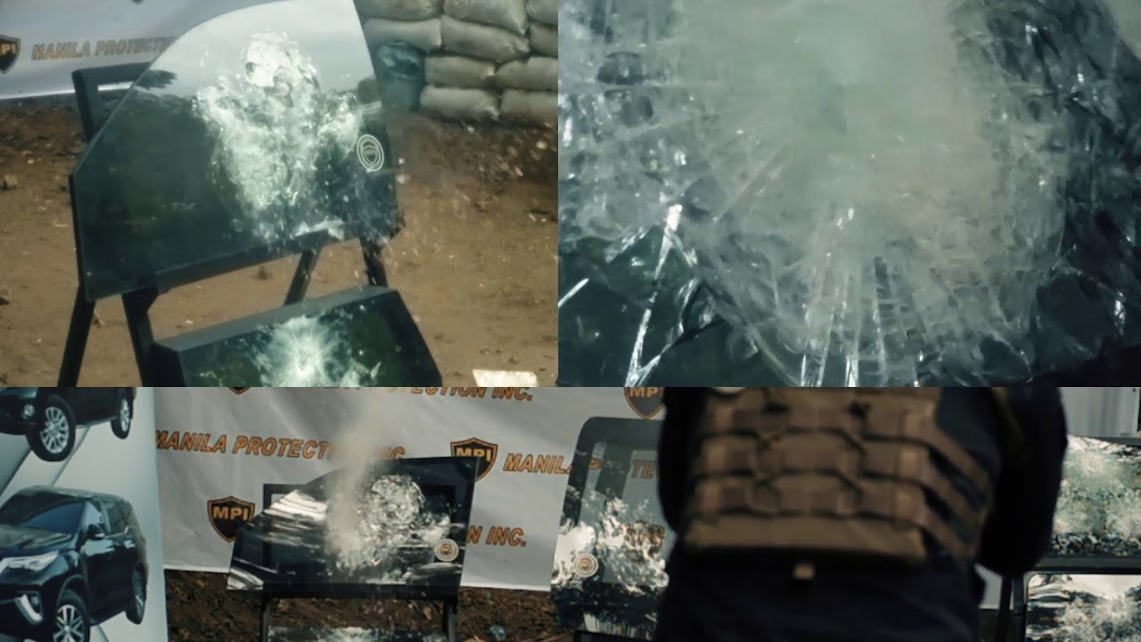 Bulletproof Test Shooting Material Manila Protection Inc