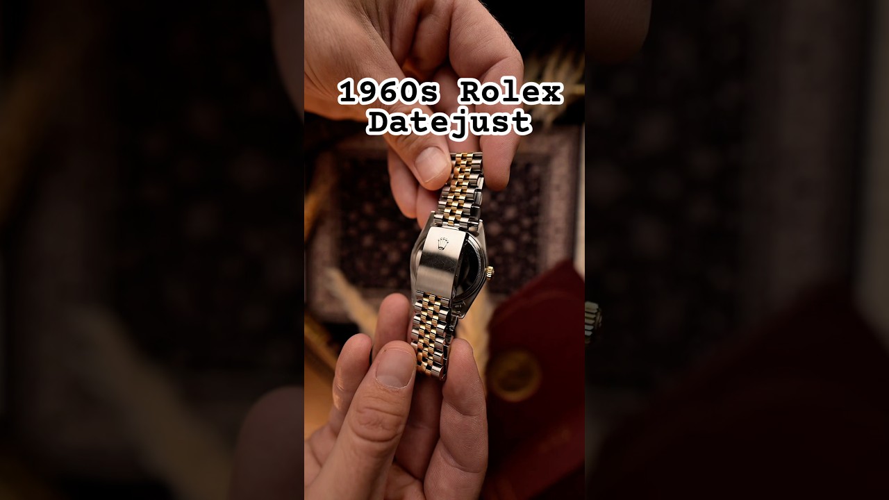 1960s Two Tone Rolex Datejust 1601 in super clean condition 🔐 #watches #rolex