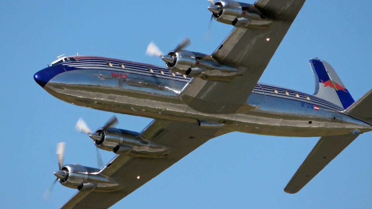 4Kᵁᴴᴰ Douglas DC-6B Flying Display Italian Air Force 100th Anniversary @PRATICA DI MARE AIRSHOW 2023
