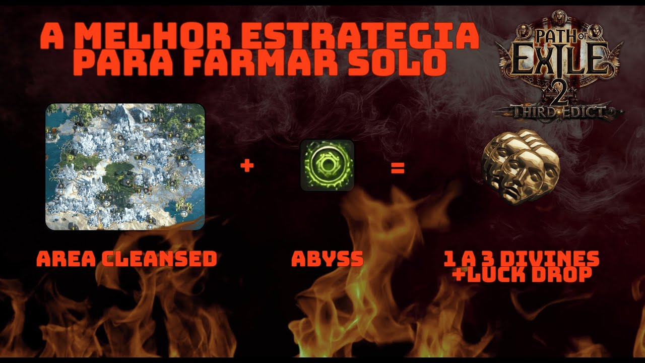 COMO FARMAR SOLO NO PATH OF EXILE 2 | GUIA COMPLETO DE FARME EM ÁREAS  (CLEANSED + ABYSS MAPS)