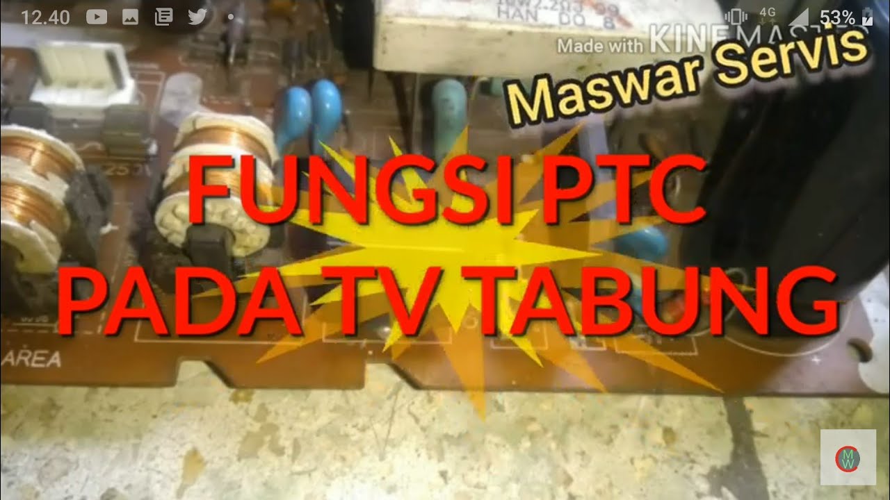Fungsi PTC pada tv tabung.