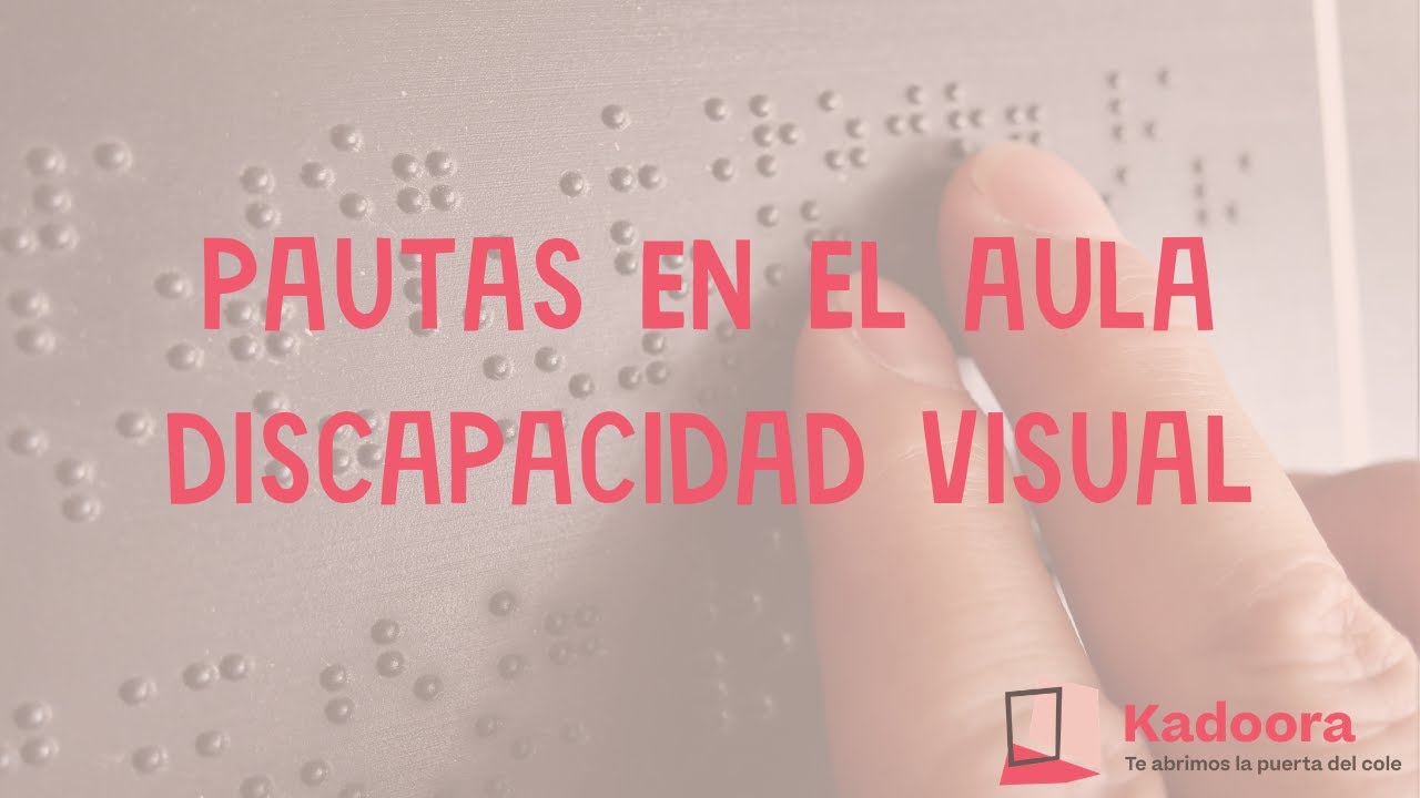 Pautas en el aula con alumnado con discapacidad visual