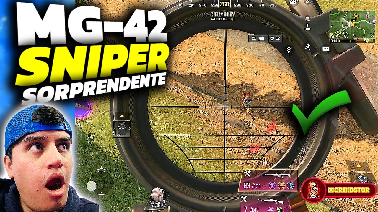 ✅ BUSCO al DUEÑO de esta MG42 SNIPER ! 0 RETROCESO ! CALL OF DUTY MOBILE