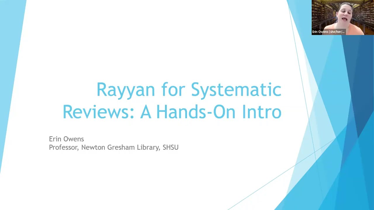 Rayyan for Systematic Reviews: A Hands-On Intro (Revised, Nov 2025)