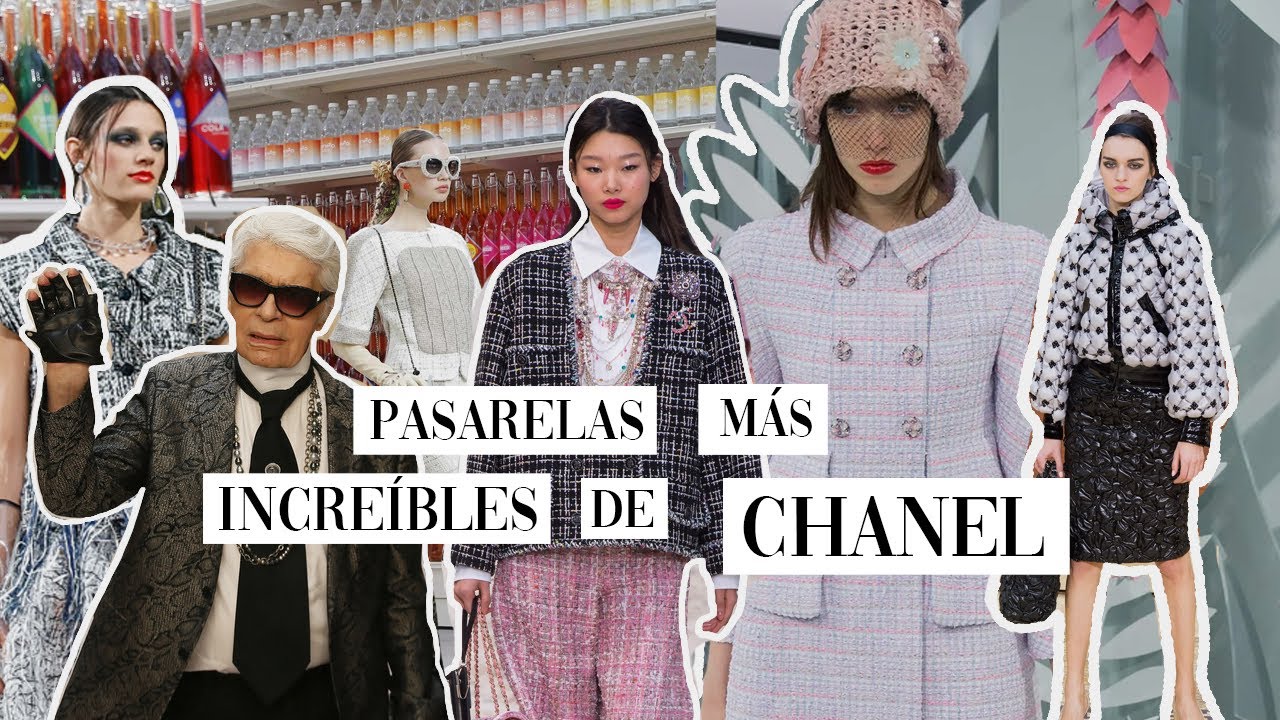 Las 10 pasarelas MÁS INCREÍBLES de CHANEL | KARL LAGERFELD siendo el EMPERADOR 🥇