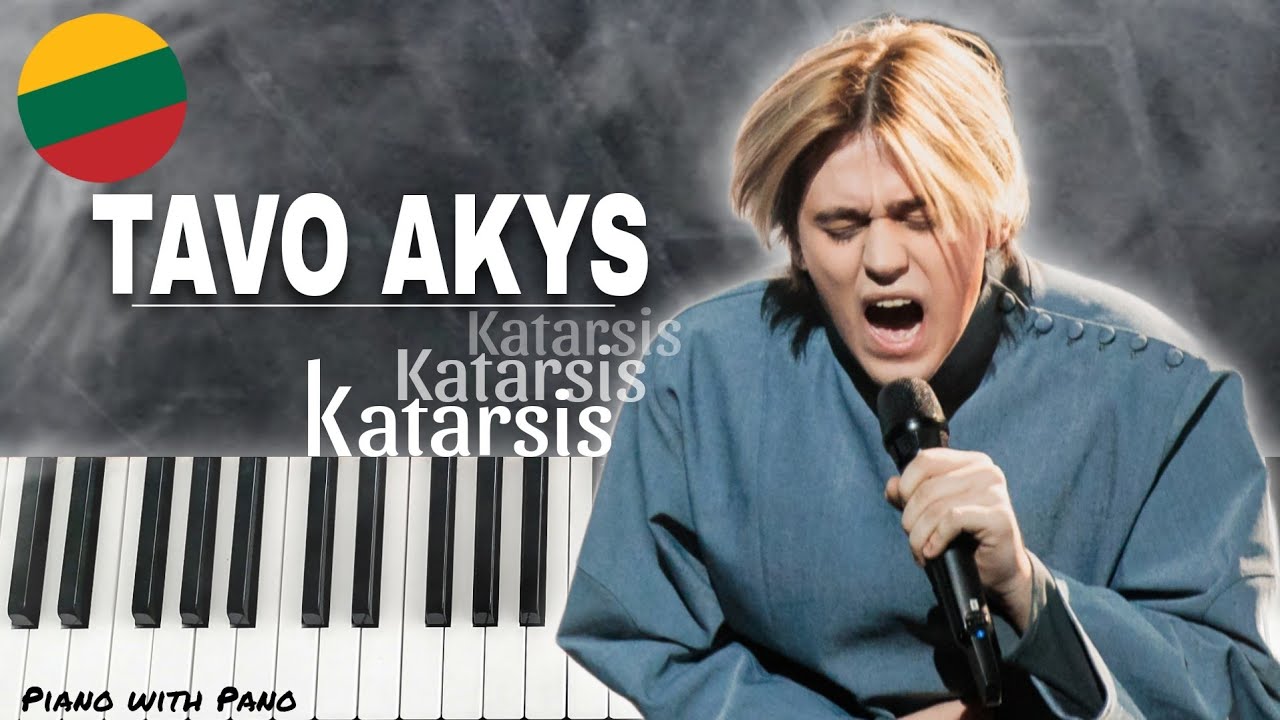 Katarsis - Tavo Akys | Lithuania 🇱🇹 | Piano Cover | Eurovision 2025