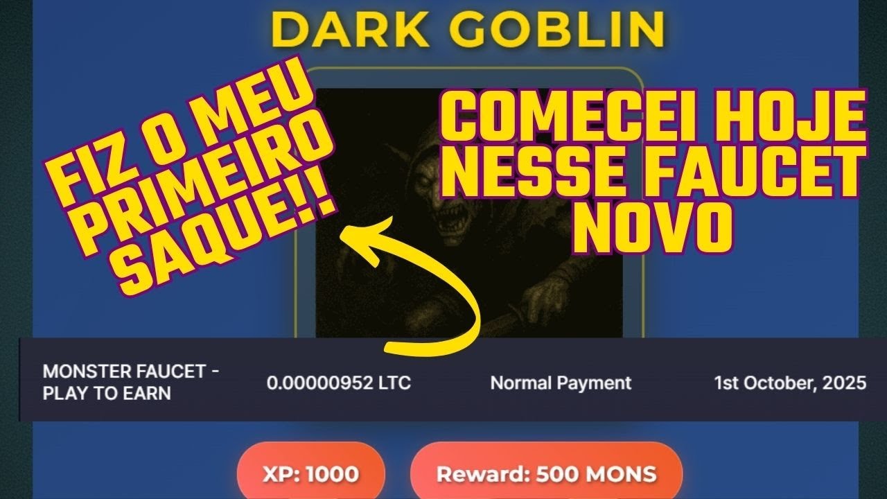 MONSTER FAUCET - NOVA FAUCET DE RPG (JA FIZ MEU PRIMEIRO SAQUE)