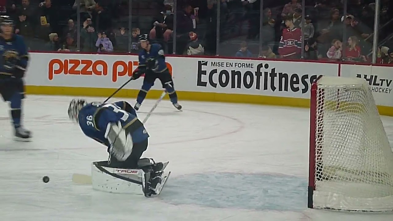 Cleveland Monsters goalie Zach Sawchenko warms up 2/6/26