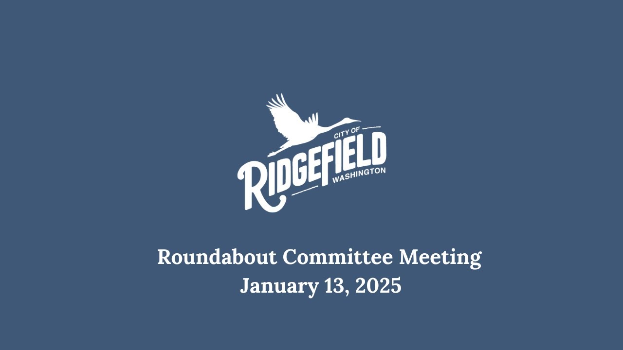 Roundabout Committee Meeting - January 13, 2025
