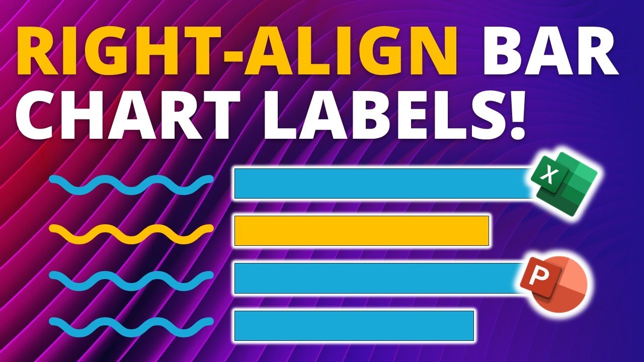How to Right-Align Bar Chart Labels in PowerPoint and Excel 🔥 [CHART TIPS]