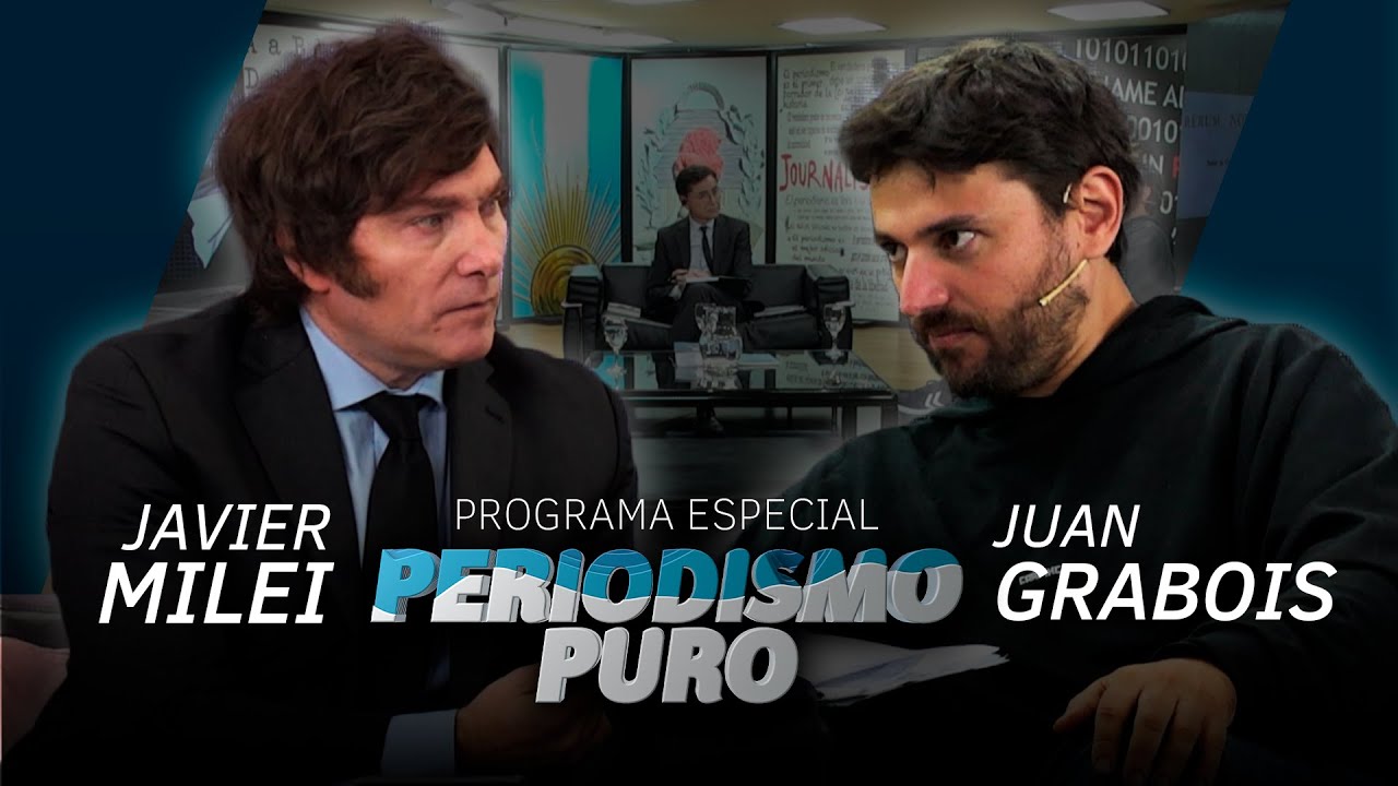 MILEI vs GRABOIS. Debate Completo | Periodismo Puro con Jorge Fontevecchia