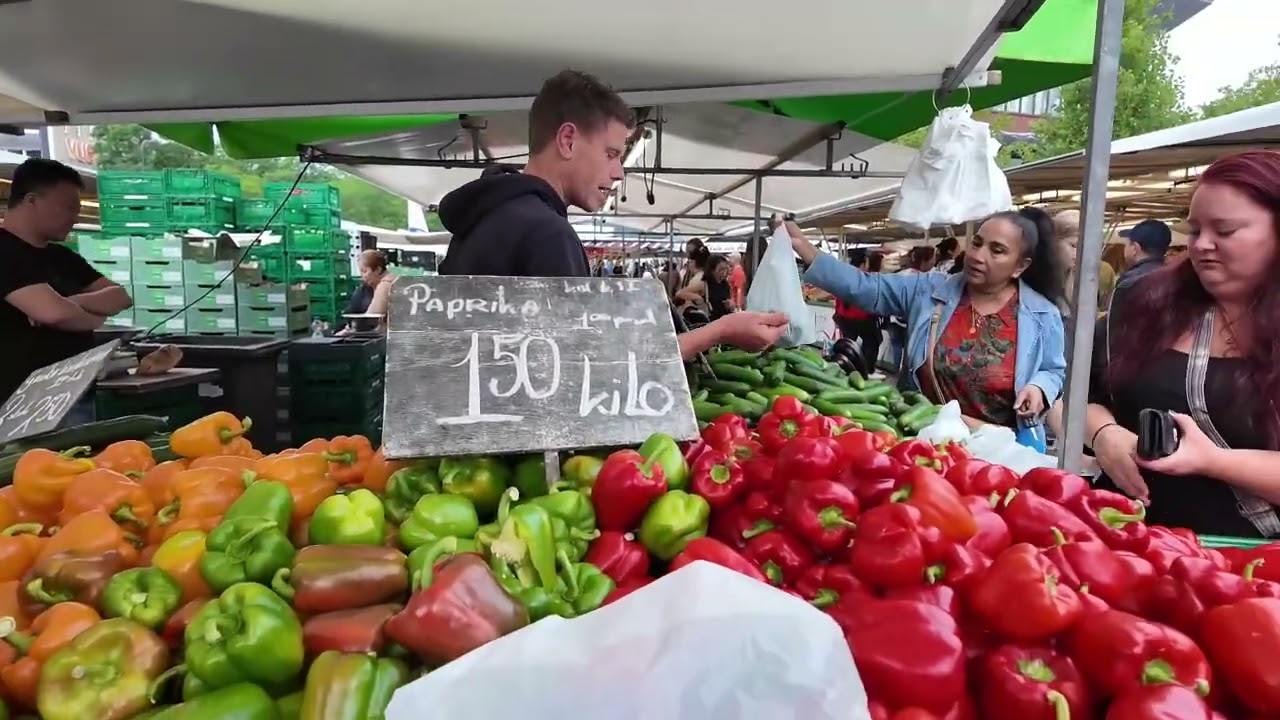 Fischmarkt und Wochenmarkt in Enschede (NL) vergleich mal die Preise zu Deutschland